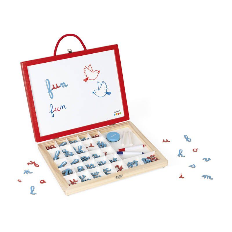Janod 4 magnetisch letterbord - Magneetfeest