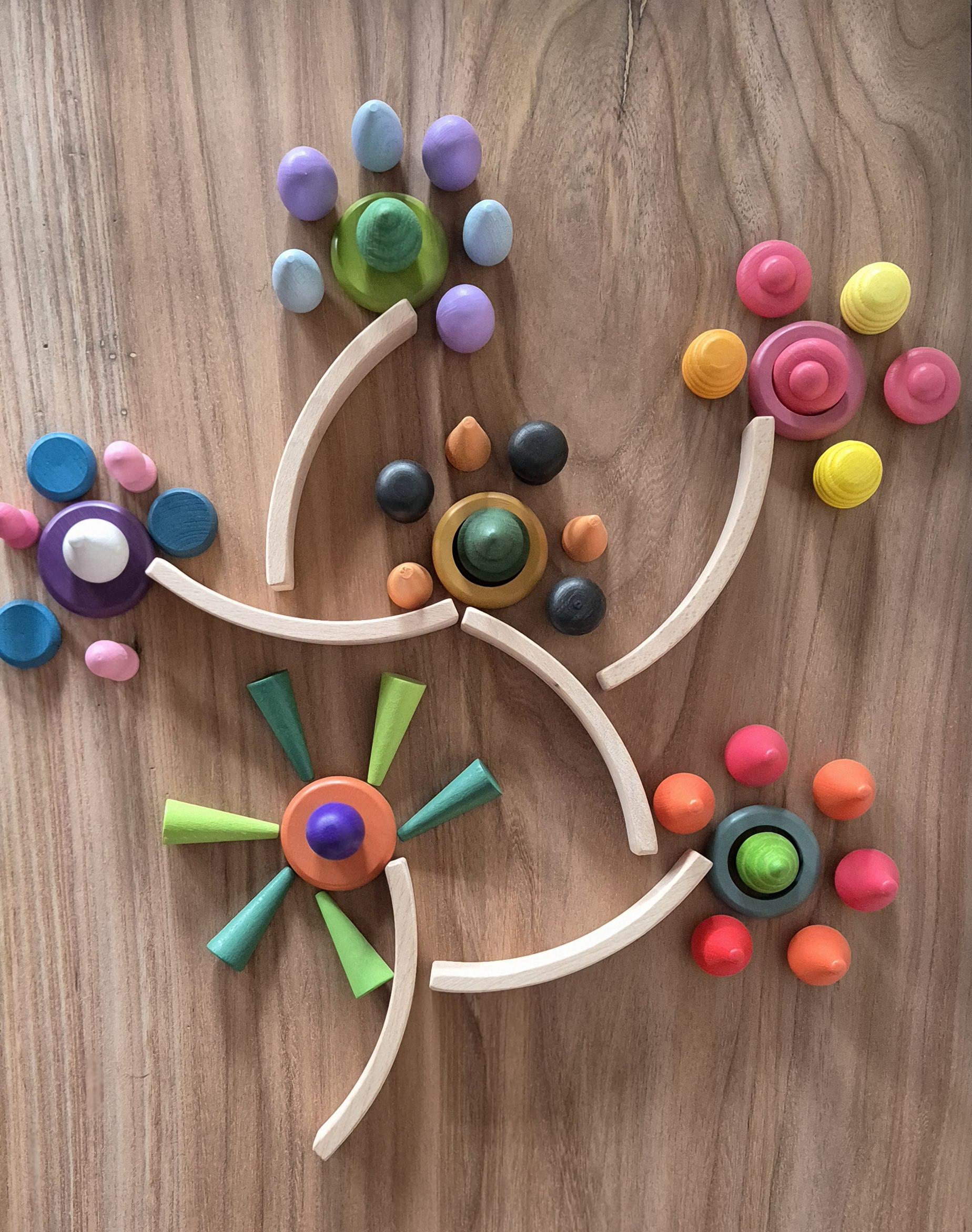 Loose parts 324 stuks - Magneetfeest