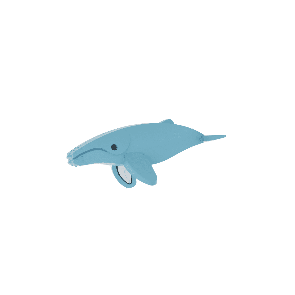 Halftoys Humpback Whale - Magneetfeest