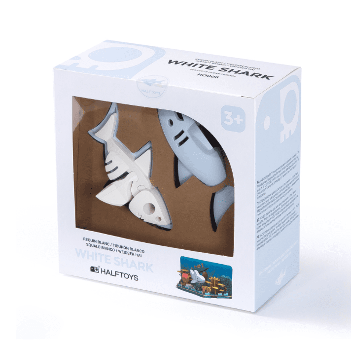 Halftoys Witte Haai - Magneetfeest