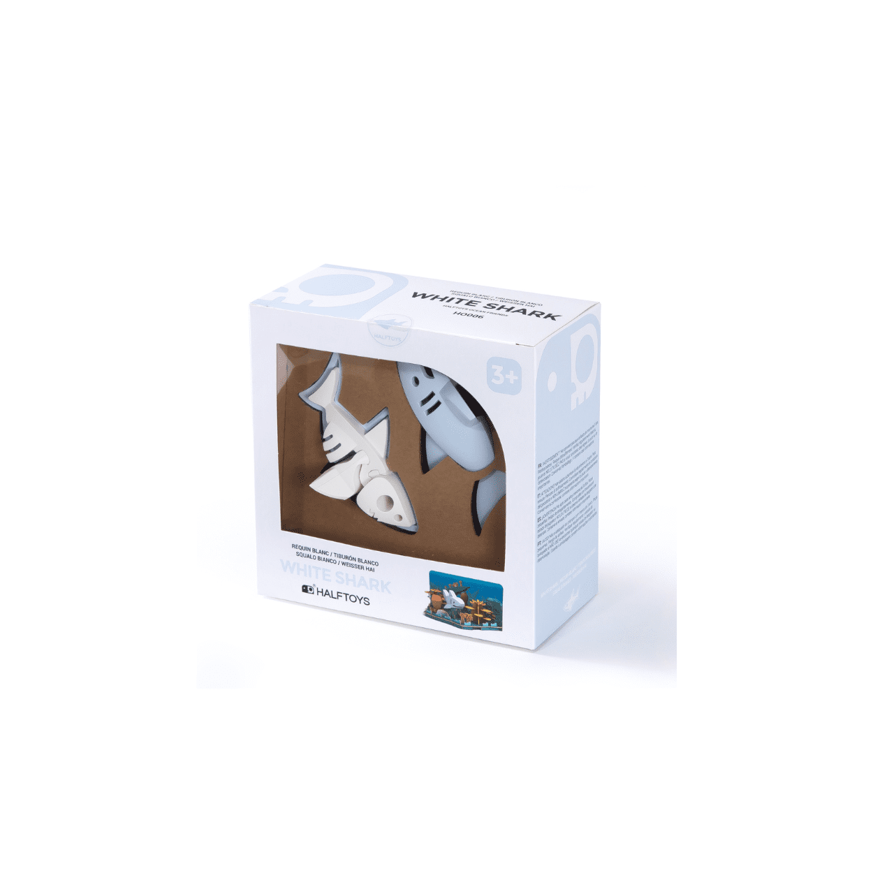 Halftoys Witte Haai - Magneetfeest