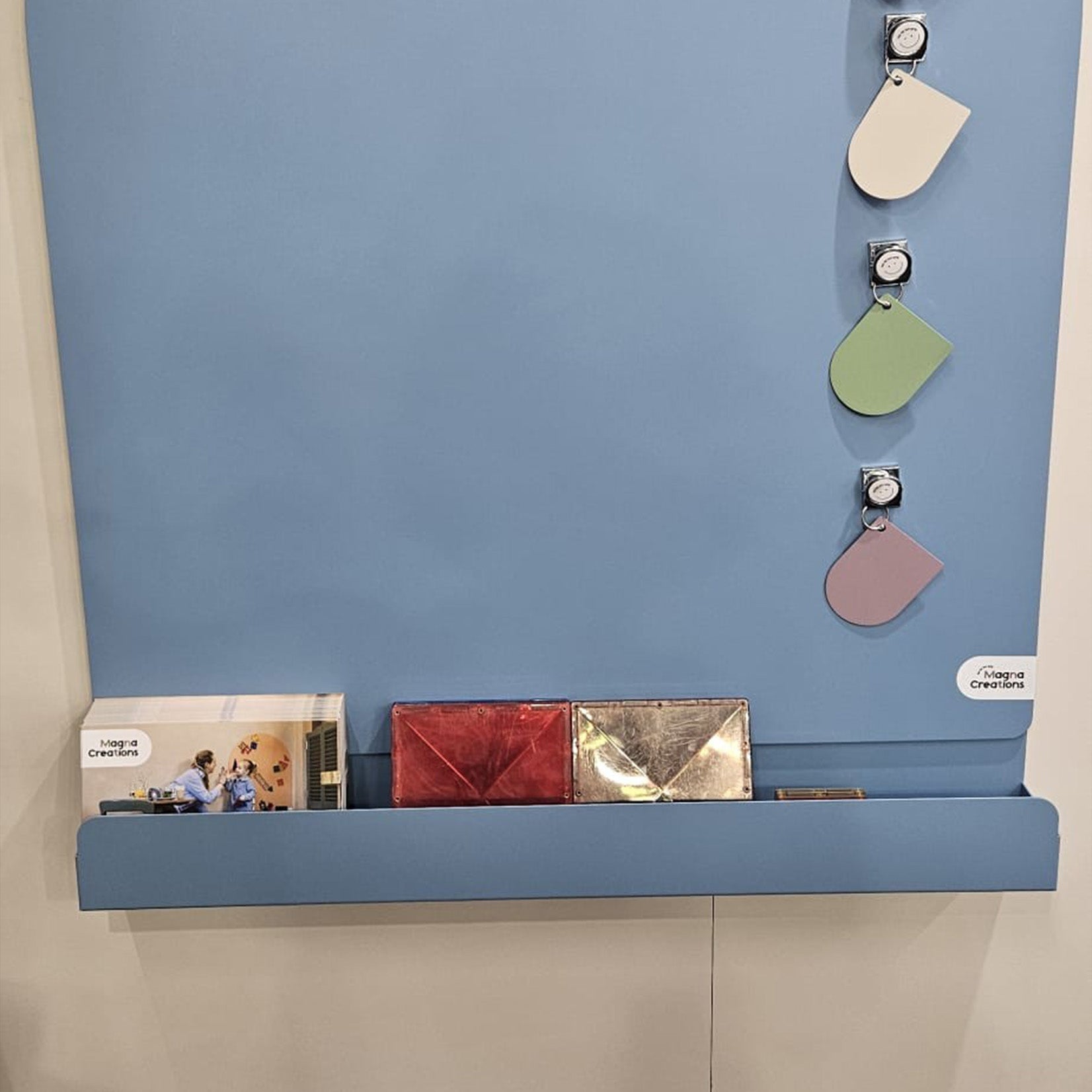 Magneetbord Opbergschap - maat L (Magna  Bow) van Magna Creations - Blauw