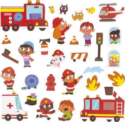 Janod magneti stories brandweer - Magneetboek - Magneetfeest