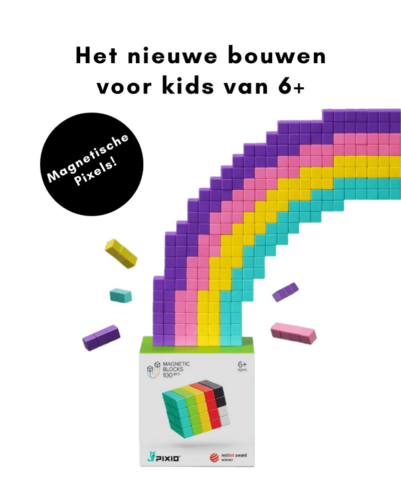 PIXIO blocks 200 stuks - Magneetfeest