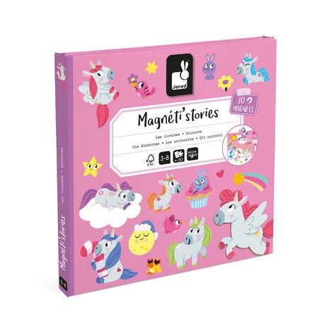 Janod magneti stories eenhoorns - Magneetboek - Magneetfeest