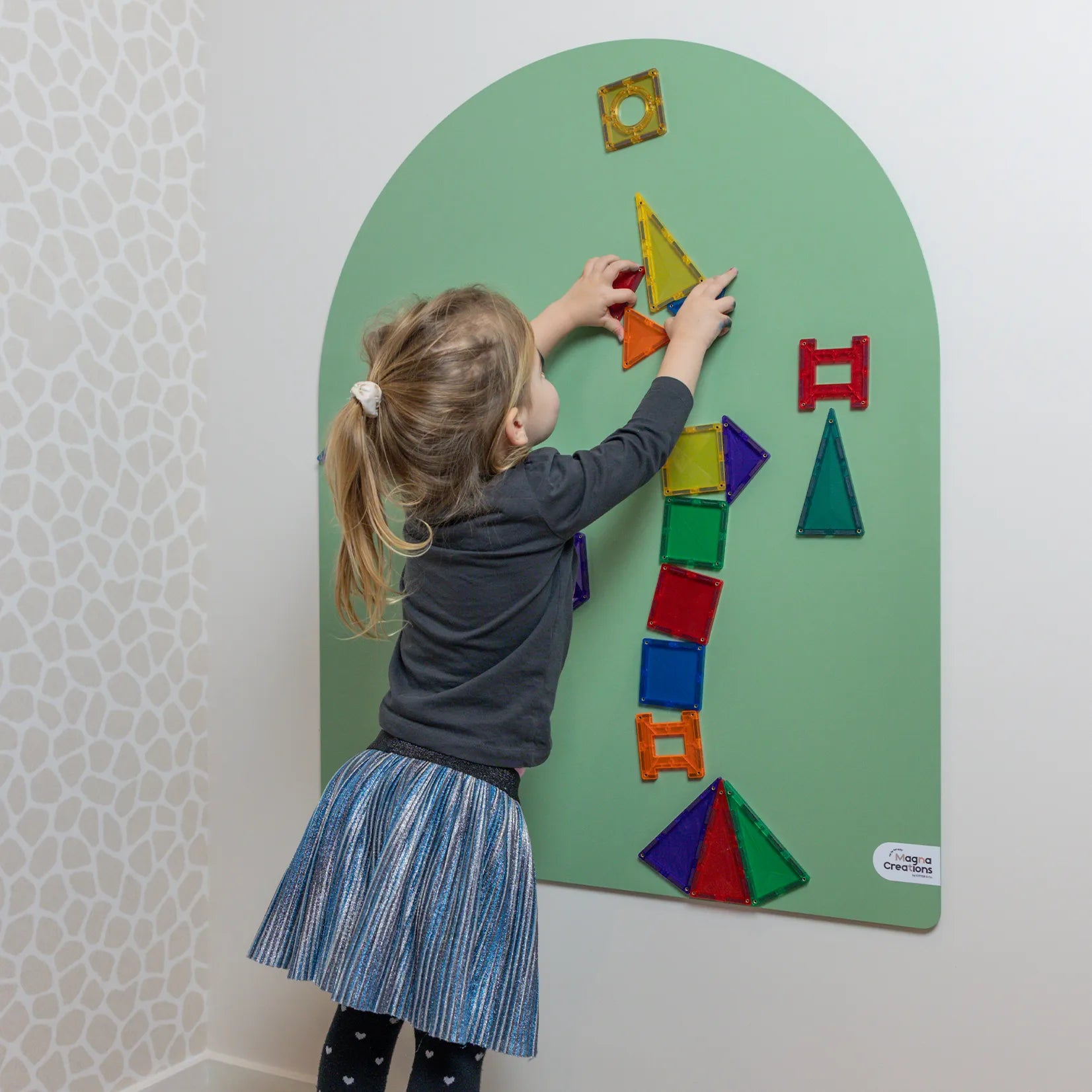 Magnetische Speelboog (Magna Bow) van Magna Creations - Groen