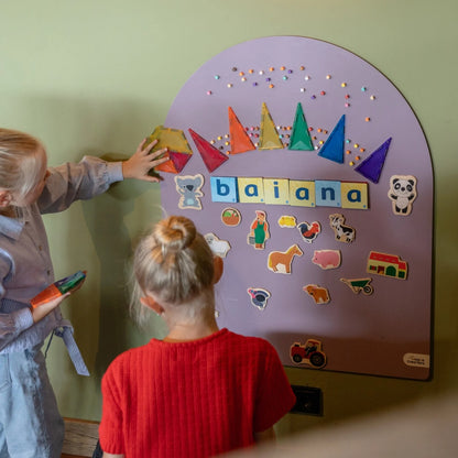 Magnetische Speelboog (Magna Bow) van Magna Creations - Paars - Magneetfeest