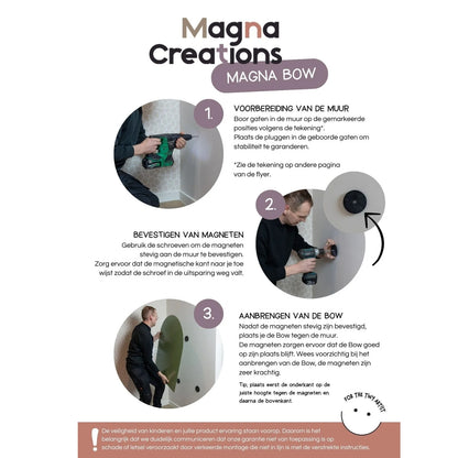 Magnetische Speelboog (Magna Bow) van Magna Creations - Paars - Magneetfeest