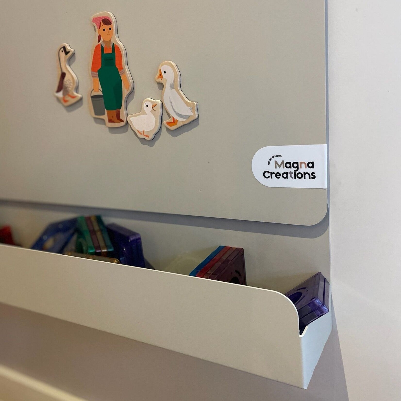 Magneetbord Opbergschap - maat L (Magna  Bow) van Magna Creations - Mushroom