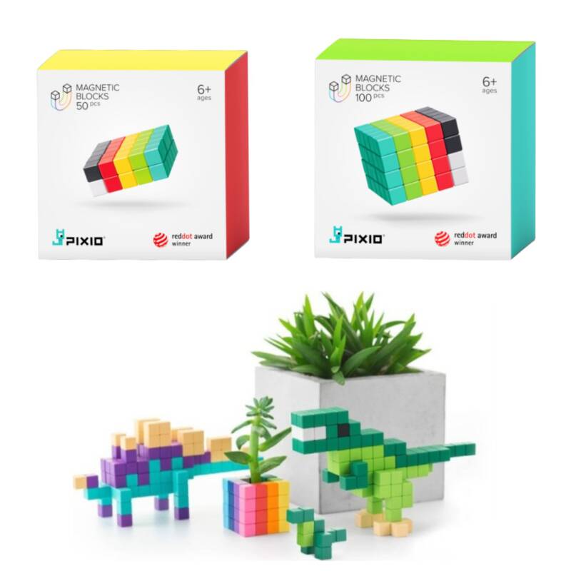 PIXIO Blocks combi 150 stuks - Magneetfeest