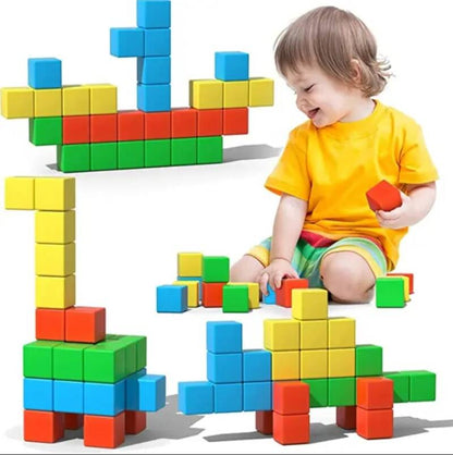 Magnetische pixel blokken groot 30 stuks - Magneetfeest
