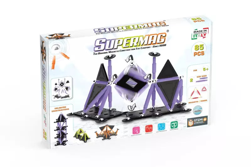 Supermag Technicolor 85 onderdelen - Magneetfeest