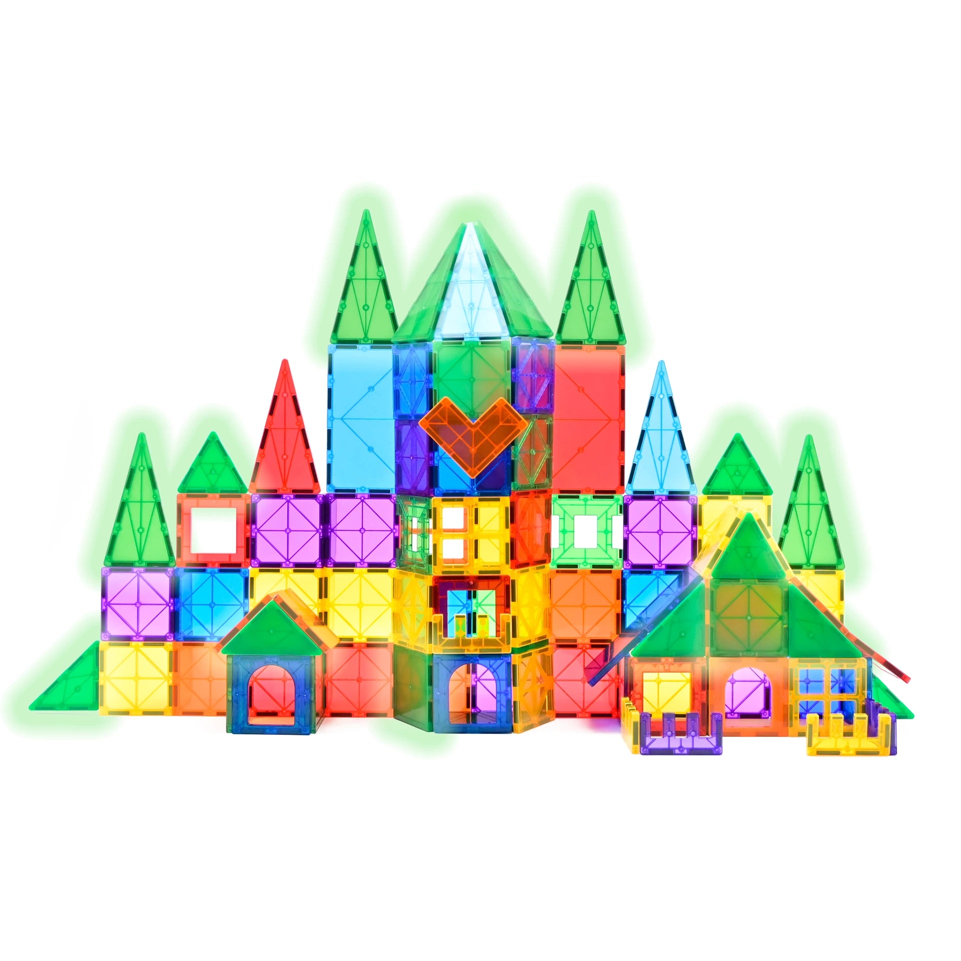 Magnetische tegels glow 120 stuks - Magneetfeest